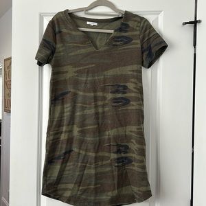 Camouflage tee dress